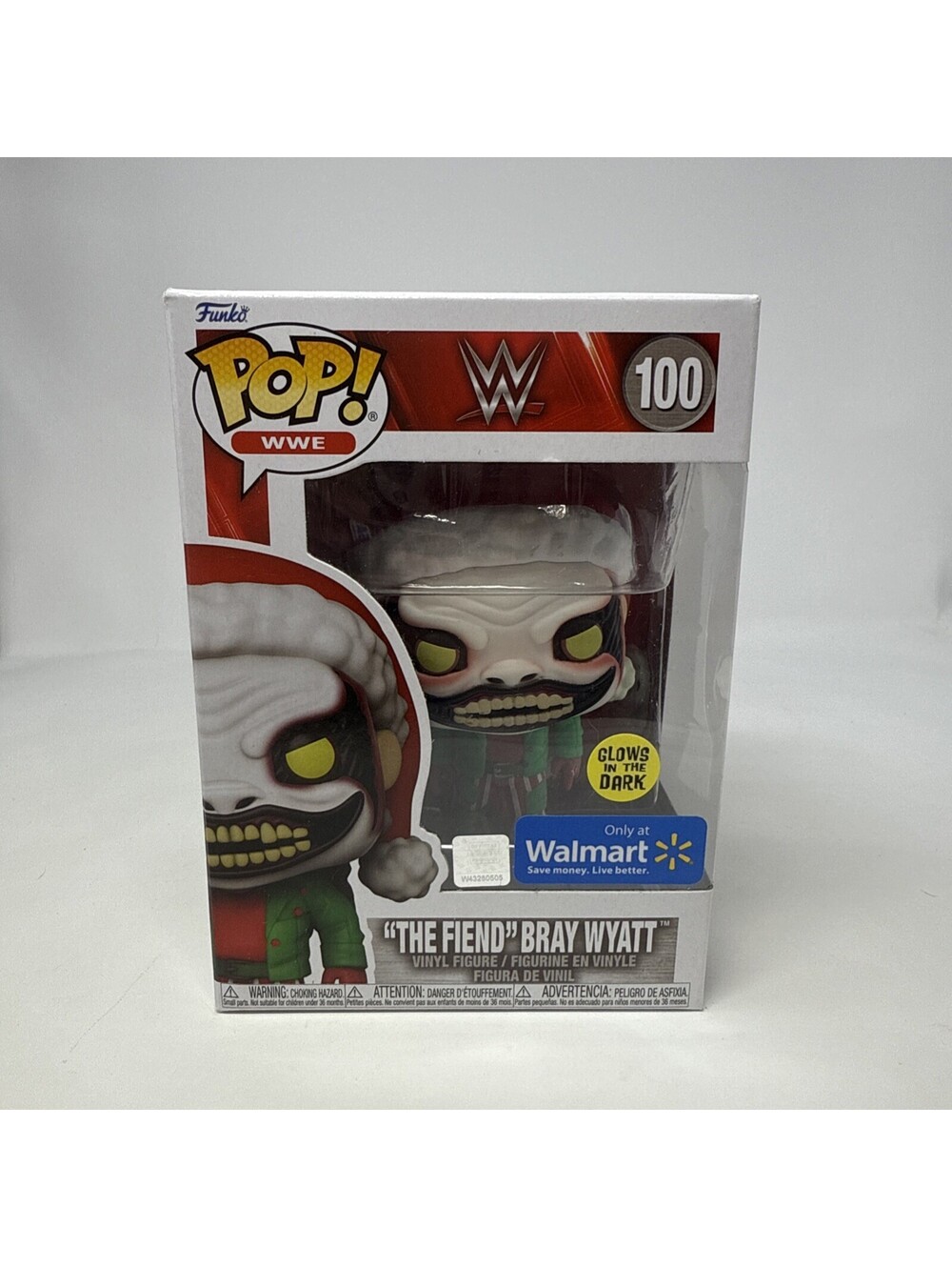 Funko Pop! Vinyl WWE The Fiend Bray Wyatt #100 Glow Walmart Exclusive